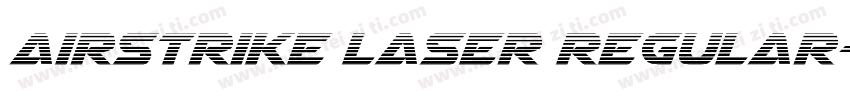 Airstrike Laser Regular字体转换